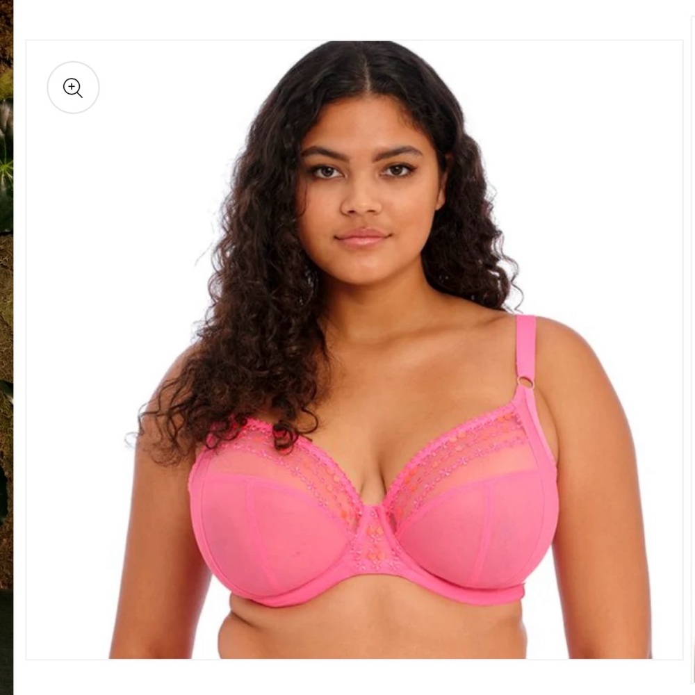 Elomi Vibrant Pink Lace Bra